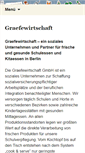 Mobile Screenshot of graefewirtschaft.org