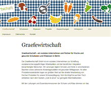 Tablet Screenshot of graefewirtschaft.org